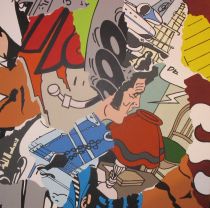 Blind Man\'s Bluff, acrylic on canvas, 100x100cm, 2008
