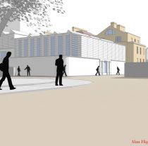 Approach from Cleaver Square