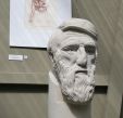 Chris Burbridge - Portrait head of man - Portland stone