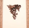 Sarah Liptrot - carved oak frame with C19th bracket - stained