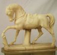 Alabaster horse rstored by Jong Chul Kwon