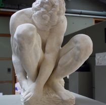 Chris Burbridge - Crouching Boy after Michelangelo