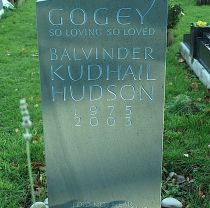 Cumbrian slate memorial