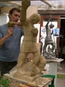 Robert Randall In His Studio