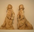 Orlando Campbell - copies of 2 Riemenschneider angels - limewood