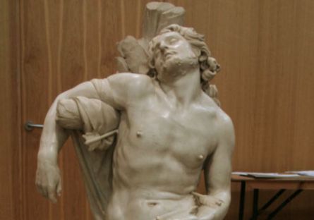 GianLorenzo Bernini, San Sebastiano, Marble, Thyssen-Bornemisza Family Collections