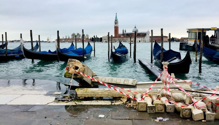 Art School group witness Venice floods