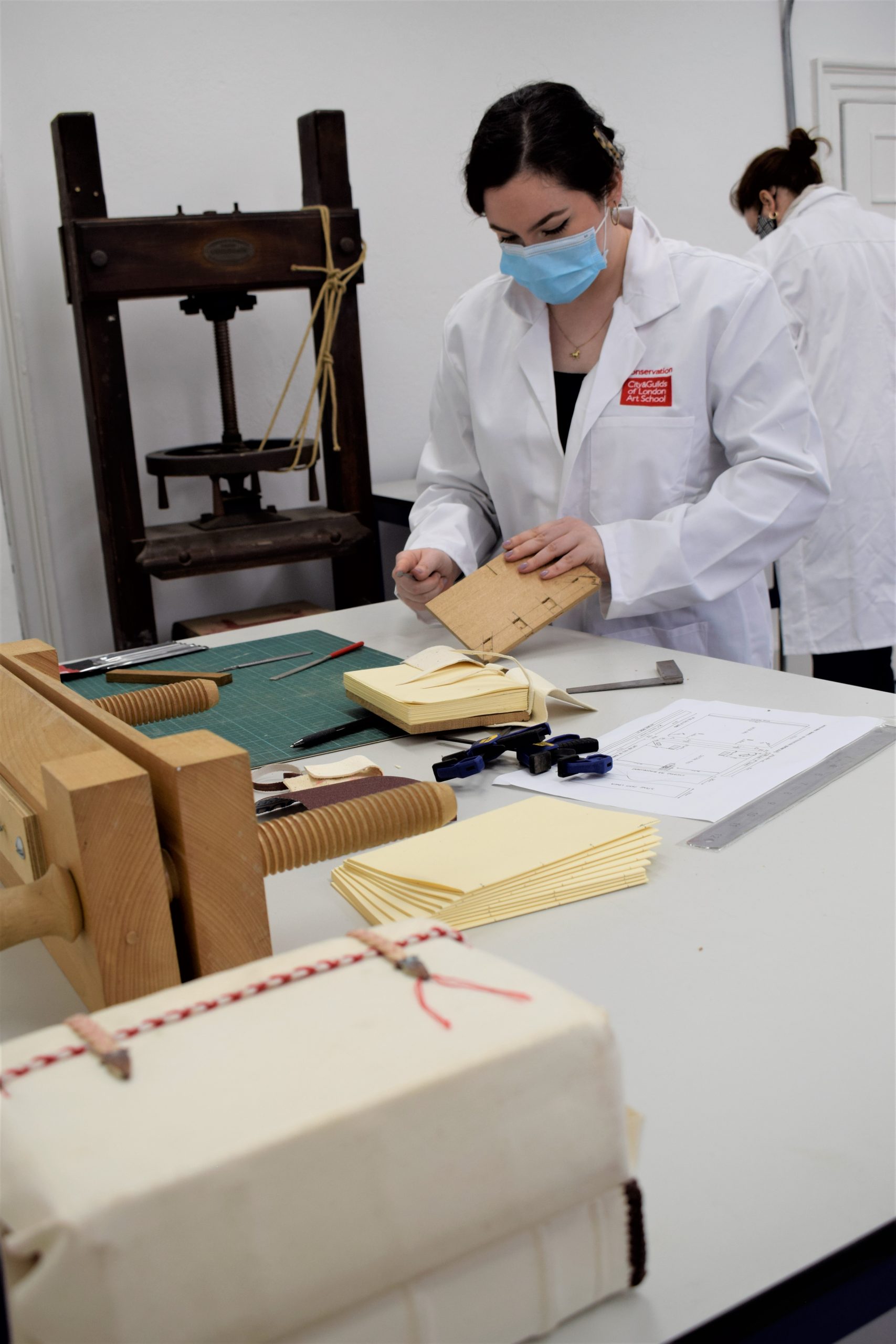Romanesque bookbinding City & Guilds London Art School