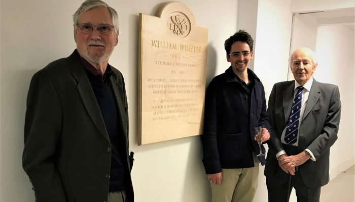 Founder of Carving and Conservation at the Art School honoured with new plaque