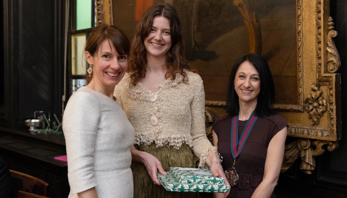 BA (Hons) Carving: Architectural Stone student Hope Chapman wins the Worshipful Company of Builders’ Merchants Award for Historic Carving